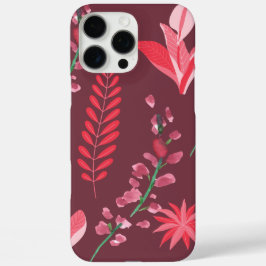 Funda iPhone 16 Pro Max Patrón de flores