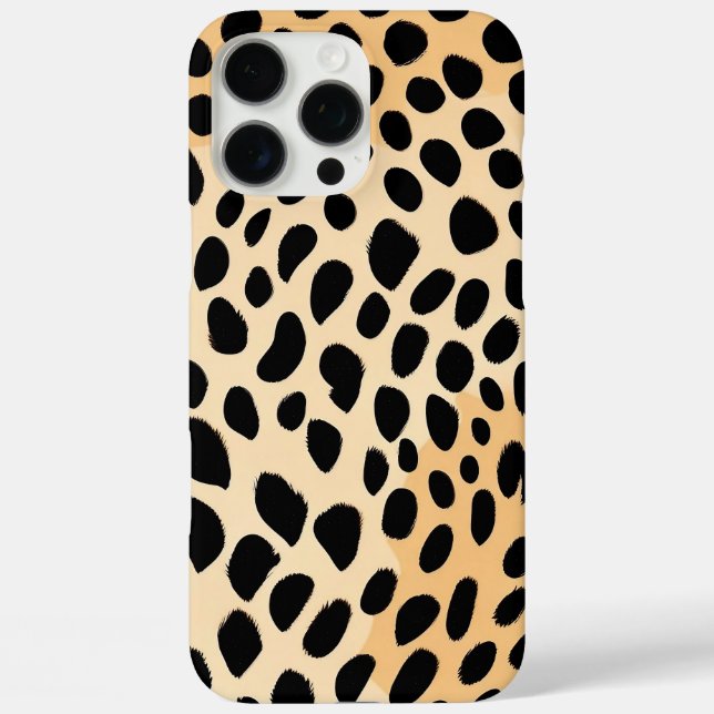 Funda iPhone 16 Pro Max Patrón de impresión de chitas (Reverso )