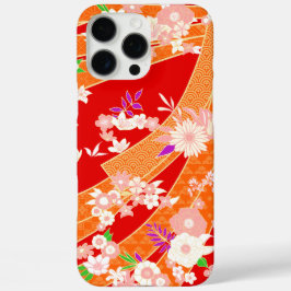 Funda iPhone 16 Pro Max Patrón de kimono mezcla floral primavera