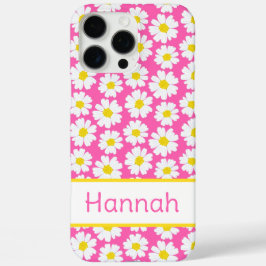Funda iPhone 16 Pro Max Patrón de margarita de moda