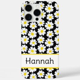 Funda iPhone 16 Pro Max Patrón de margarita de moda