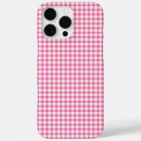 Patrón de rebanado de Gingham rosa de color