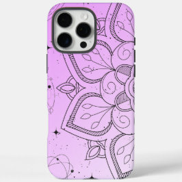 Funda iPhone 16 Pro Max Patrón elegante de Mandala | iPhone personalizable