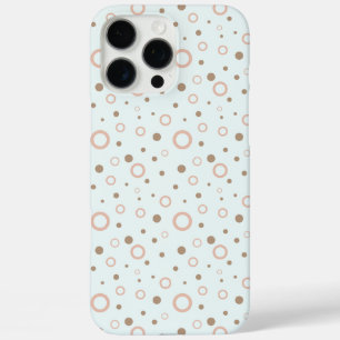 Funda iPhone 16 Pro Max Patrón multicolor Círculos Personalizado verde cla