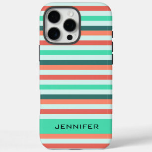 Funda iPhone 16 Pro Max Patrón rayado moderno