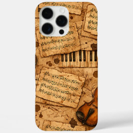 Funda iPhone 16 Pro Max Patrones Estéticos de la Oscura Academia Vintage