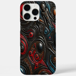 Funda iPhone 16 Pro Max Patrones extranjeros revelando secretos cósmicos