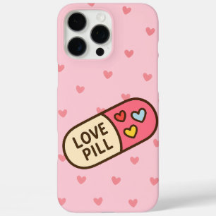 Funda iPhone 16 Pro Max Pegatina del Personalizado de la píldora de amor -