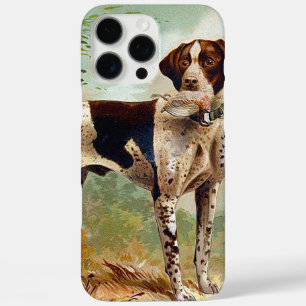 Funda iPhone 16 Pro Max Perro cazador con pájaro en la boca