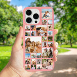 Funda iPhone 16 Pro Max Personalizado 26 Collage de fotos<br><div class="desc">Crea tu propio estuche para iPhone personalizado que incluye 26 de tus fotos favoritas en una cuadrícula de fotos de un personalizado.</div>