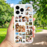 Funda iPhone 16 Pro Max Personalizado 26 Collage de fotos<br><div class="desc">Crea tu propio estuche para iPhone personalizado que incluye 26 de tus fotos favoritas en una cuadrícula de fotos de un personalizado.</div>