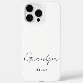 Funda iPhone 16 Pro Max Personalizado "Abuelo Este. [Año]" -