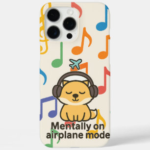 Funda iPhone 16 Pro Max Personalizado Fox Pegatina Mentalmente en modo a