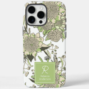 Funda iPhone 16 Pro Max Personalizado Waratah y Gumnut Eucalyptus