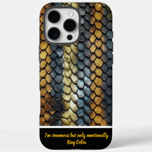 Funda iPhone 16 Pro Max Piel de serpiente único con patrones complejos