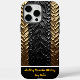 Funda iPhone 16 Pro Max Piel de Serpiente Venenosa