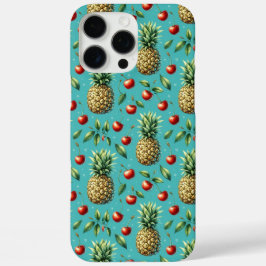 Funda iPhone 16 Pro Max Pineapple Cherry Bliss