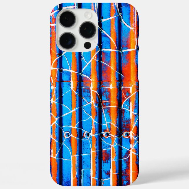 Funda iPhone 16 Pro Max Pintura de despegado rústico (Reverso )