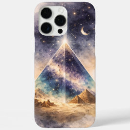 Funda iPhone 16 Pro Max Pirámide Cósmica del Patrimonio Egipcio Antiguo 