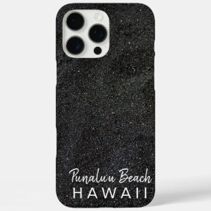 Funda iPhone 16 Pro Max Playa Punalu'u Hawaii - Playa de arena negra