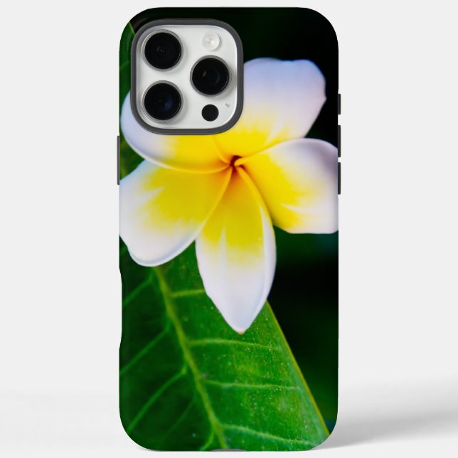 Funda iPhone 16 Pro Max plumeria (Reverso)