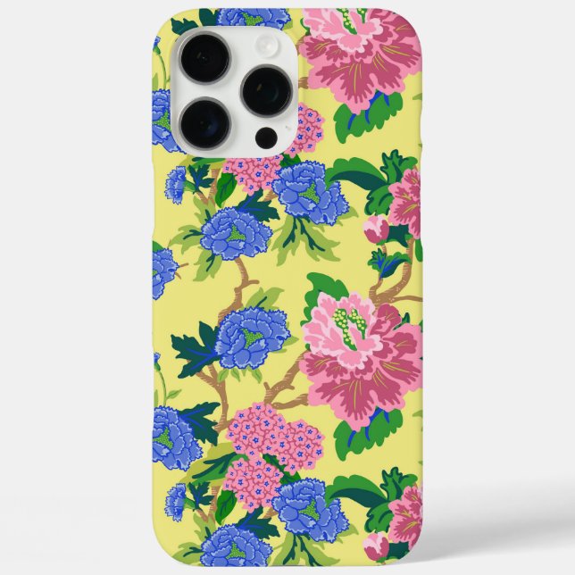 Funda iPhone 16 Pro Max Preppy Chinoiserie Floral (Reverso )