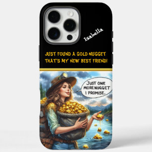 Funda iPhone 16 Pro Max Prospector persiguiendo sueños dorados en la natur