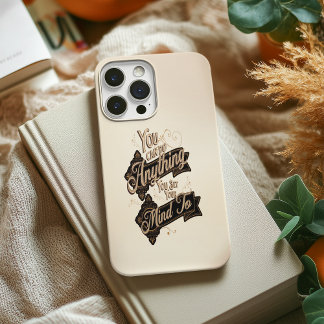 Funda iPhone 16 Pro Max Puedes Hacer Cualquier Cita Del Beige Marrón