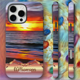Funda iPhone 16 Pro Max Puerto Sunset 1739