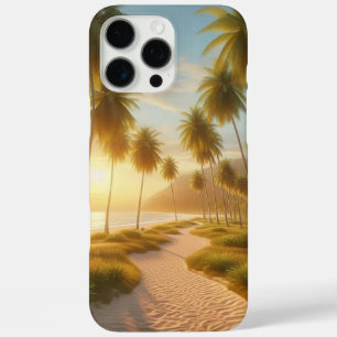 Funda iPhone 16 Pro Max Puesta de sol en la playa del Caribe/tropical/Hawa