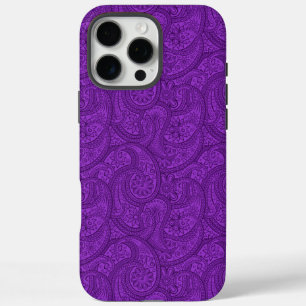 Funda iPhone 16 Pro Max Purple Paisley