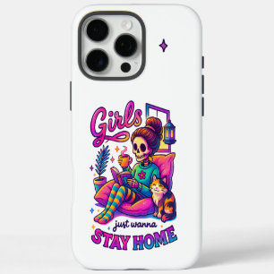Funda iPhone 16 Pro Max Quédate en casa