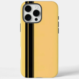Funda iPhone 16 Pro Max Racer Black en el iPhone Gold 7/7, difícil