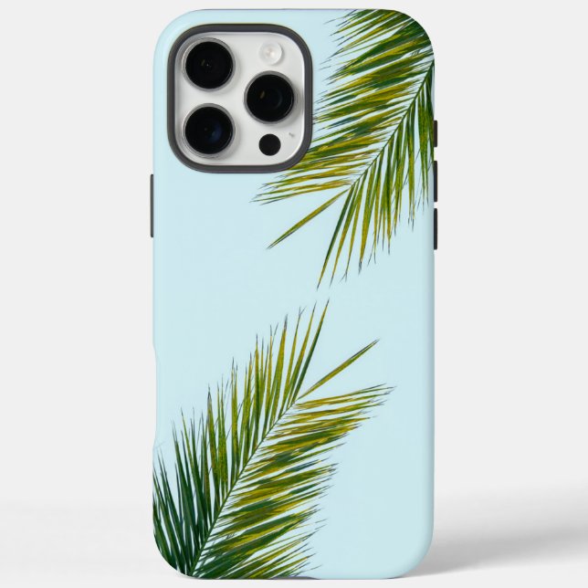 Funda iPhone 16 Pro Max rama de palmera (Reverso)
