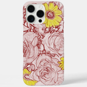 Funda iPhone 16 Pro Max Ramo con Borde de Terracota