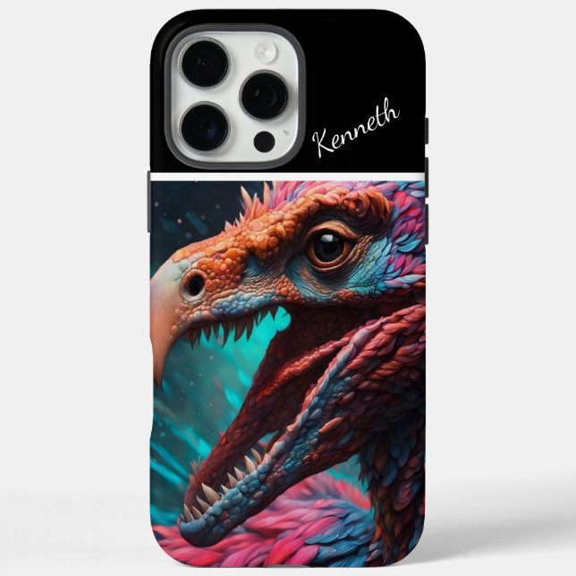 Funda iPhone 16 Pro Max Raptor Feline-Feathered Predator (Reverso)