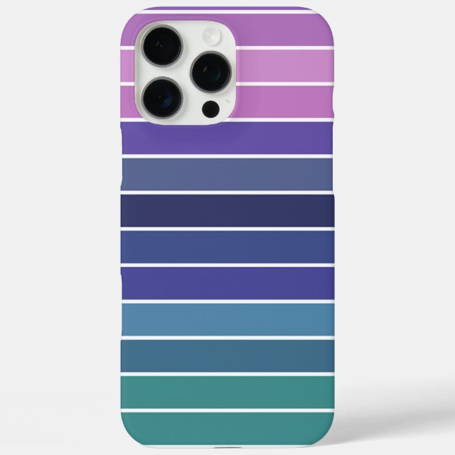 Funda iPhone 16 Pro Max Rayas arcoiris (Reverso )