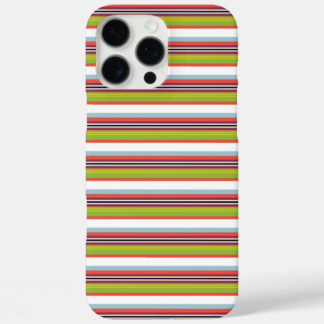 Funda iPhone 16 Pro Max Rayas mágicas coloridas (Reverso )
