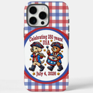 Funda iPhone 16 Pro Max Recuerdo del 250 Aniversario de EE. UU. - Patrióti