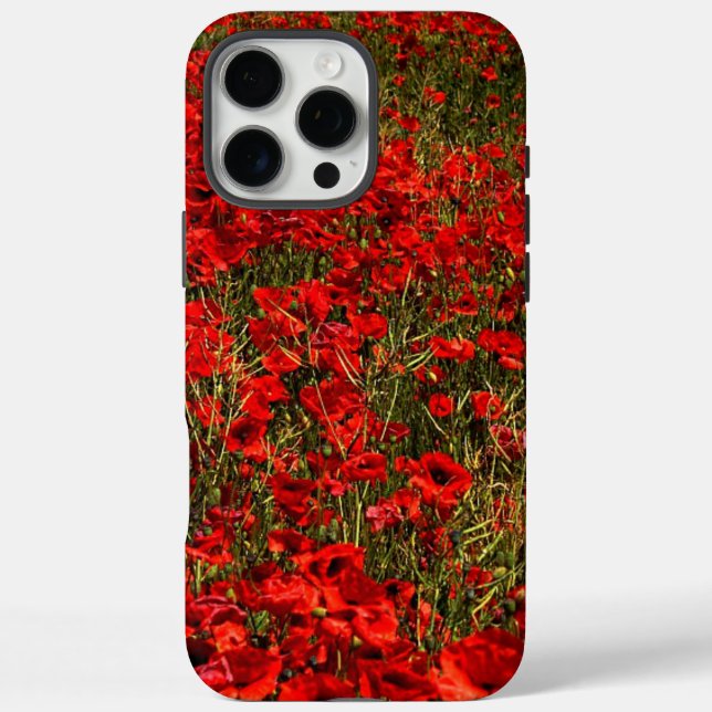 Funda iPhone 16 Pro Max Red Poppies (Reverso)