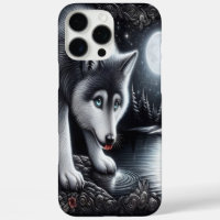 Reflejo del Lobo Blanco a la Luz de la Luna