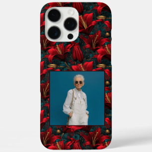 Funda iPhone 16 Pro Max Regalo audaz de San Valentín Lillies personalizada