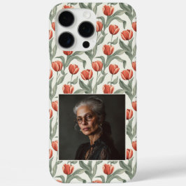 Funda iPhone 16 Pro Max Regalo de aniversario único Tulipán Personalizado 