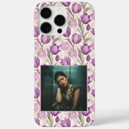 Funda iPhone 16 Pro Max Regalo de dama de honor adorable flor de tulipán f
