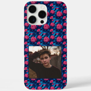 Funda iPhone 16 Pro Max Regalo de dama de honor artística Flor de rosa Fot