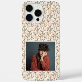 Funda iPhone 16 Pro Max Regalo de Dama de Honor de Moda Foto de Tulipán 
