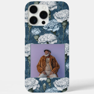Funda iPhone 16 Pro Max Regalo de novia elegante flor de clavel Foto 