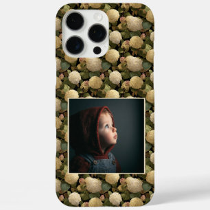 Funda iPhone 16 Pro Max Regalo de novia elegante Hortensias personalizadas