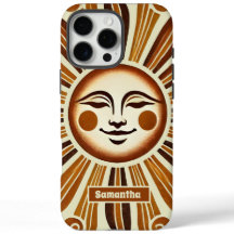 Regalo del Boho Sun Golden Vintage personalizado