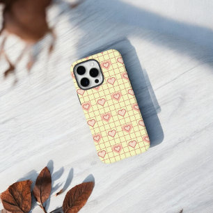 Funda iPhone 16 Pro Max Regalo El día de San Valentín de crema de corazón